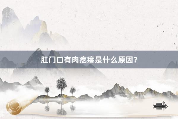 肛门口有肉疙瘩是什么原因？